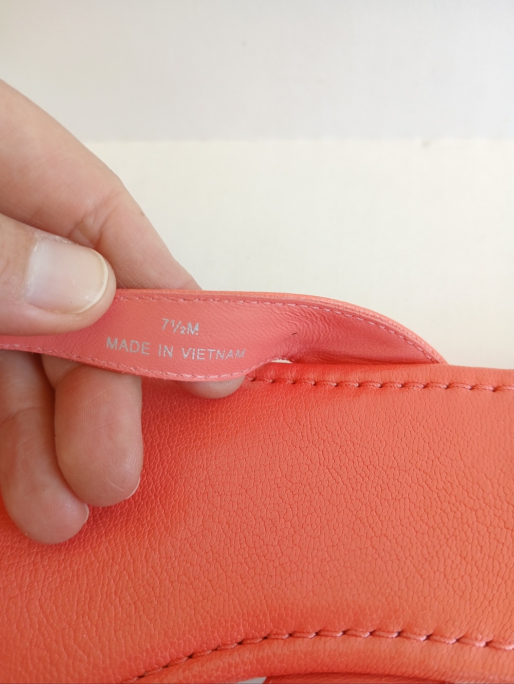 Tory Burch Classic Flip Flops Coral Size 7.5 - Picture 6 of 7